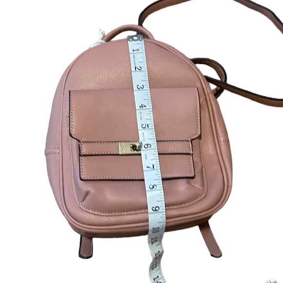 Pink Leather Backpack - Picture 3 of 4